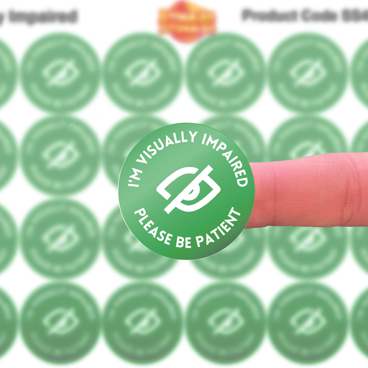 144 Visually Impaired 30mm Reward Stickers for School Teachers, Parents and Nursery