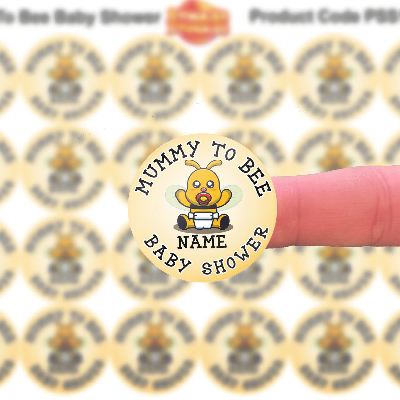 144 Mummy To Bee Baby Shower 30mm Reward Stickers for School Teachers, Parents and Nursery