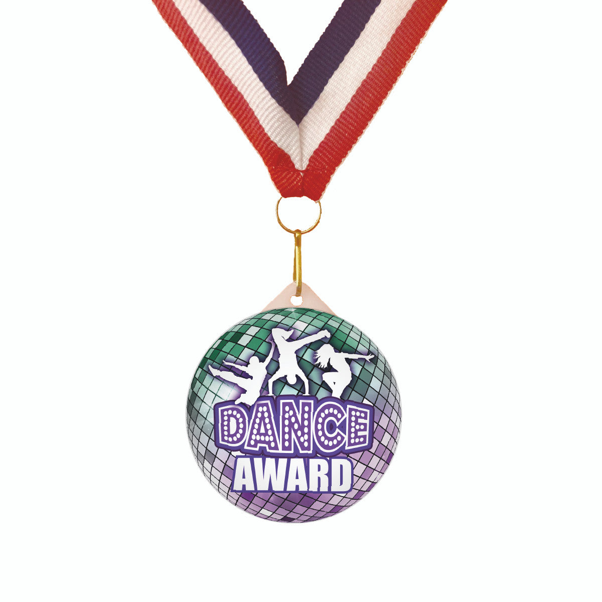 Sticker Stocker - Dance Award Large 55mm Plastic Medal FREE Ribbon and Certificate