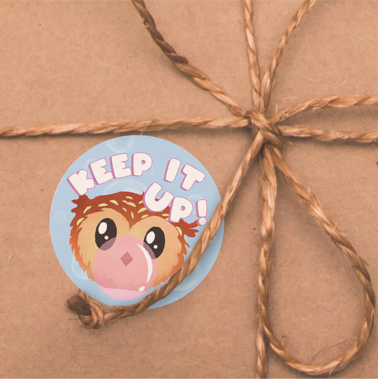 Sticker Stocker - 120 Bubble gum Heads 30mm Scented Reward Stickers for Teachers, Parents and Party Bags