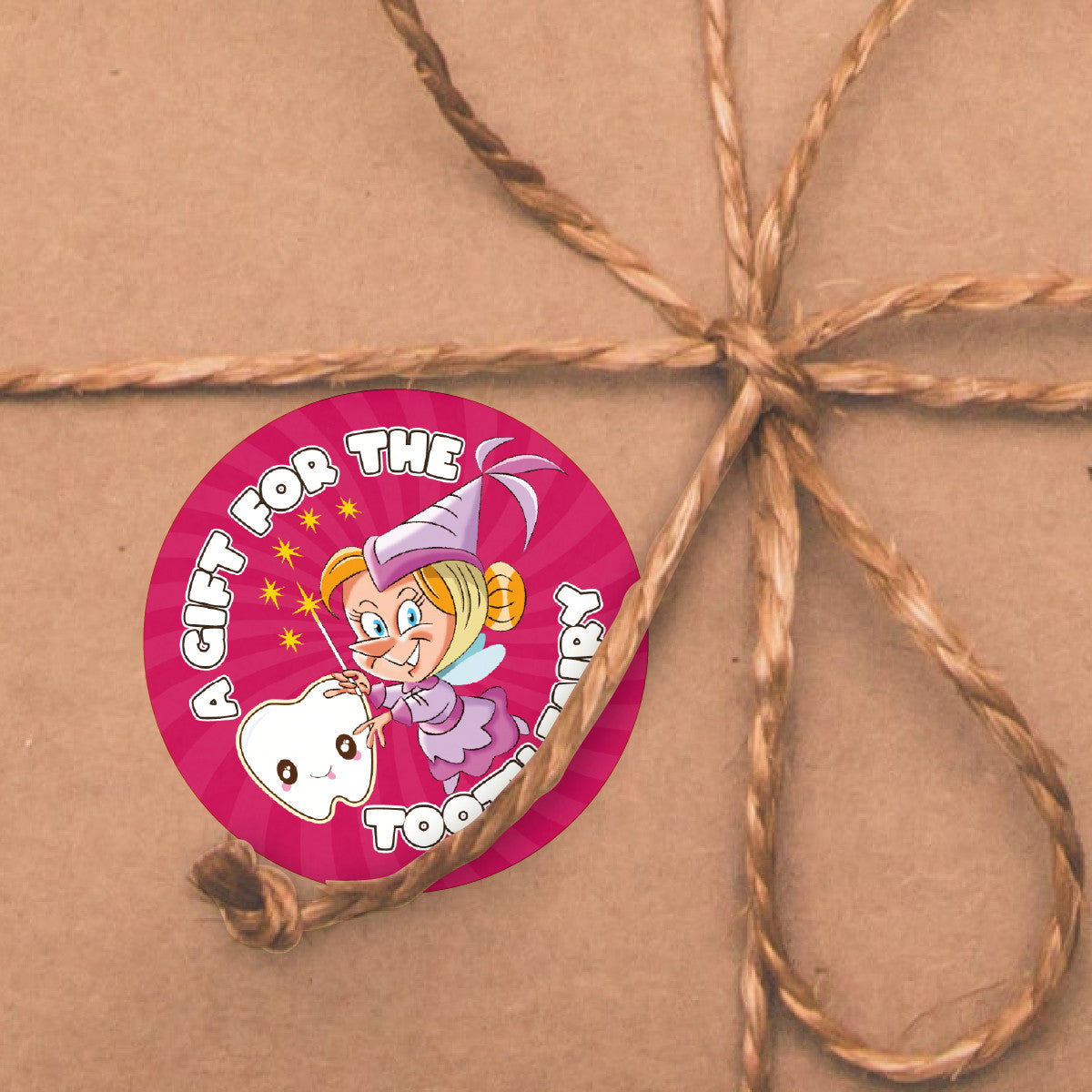 Sticker Stocker - A Gift For The Tooth Fairy - 30mm - 144 Glossy Reward Stickers for Teachers & Parents