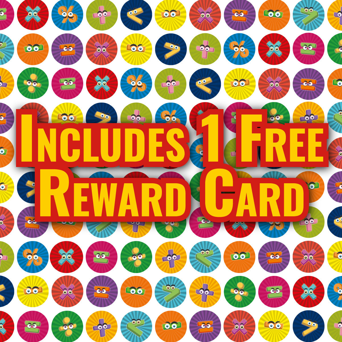Sticker Stocker - 900 Colourful Mini Maths Character Dots 10mm Glossy Teacher Reward Stickers Spot Stickers Journal Stickers