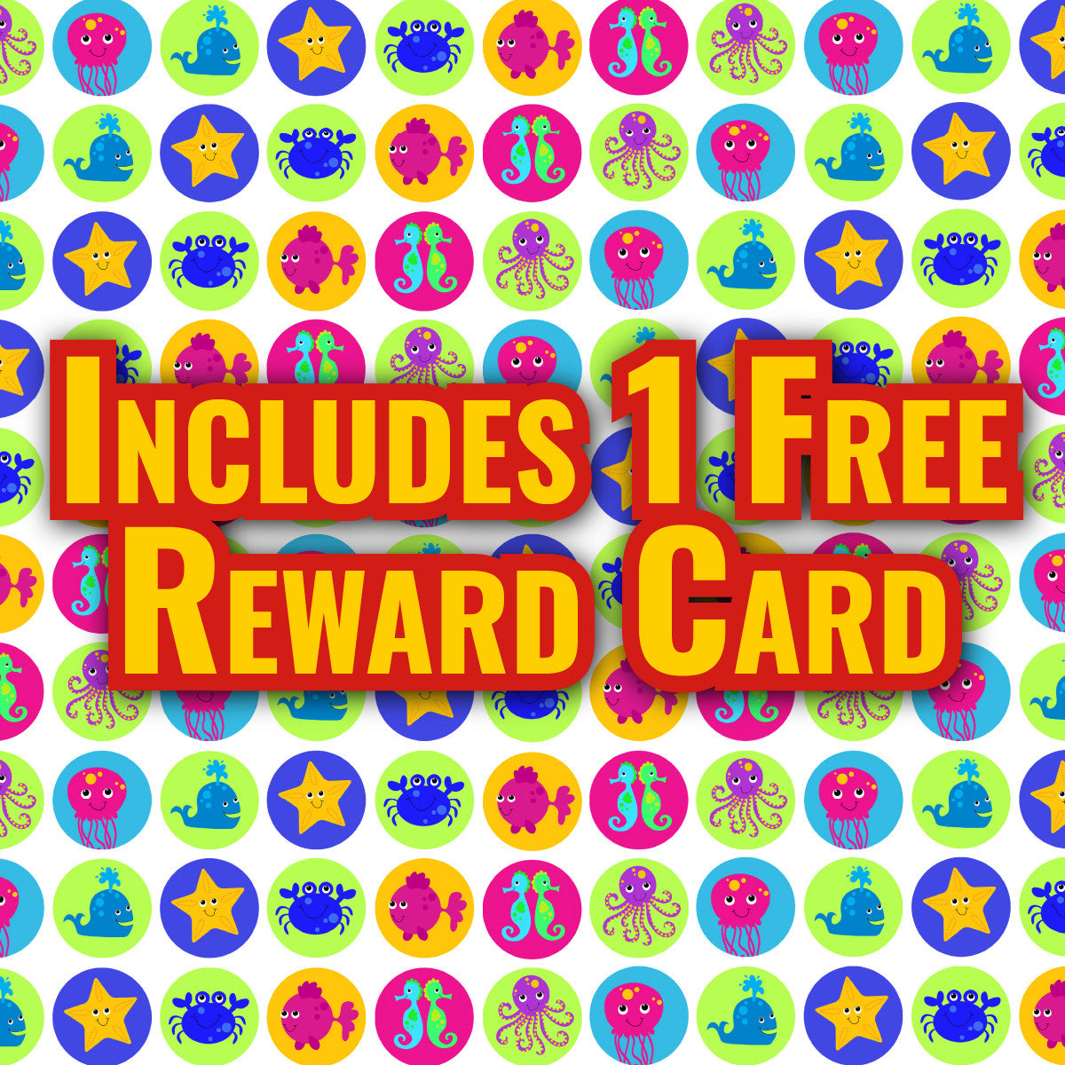 Sticker Stocker - 900 Mini Sea Life 10mm Spot Reward Stickers for Teachers and Planner Charts