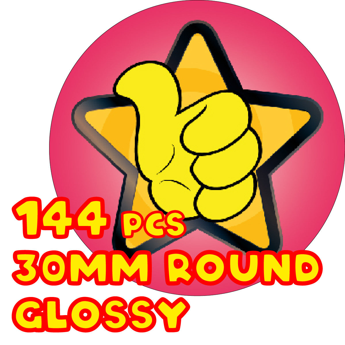 Teacher Reward Stickers Thumbs Up Stars