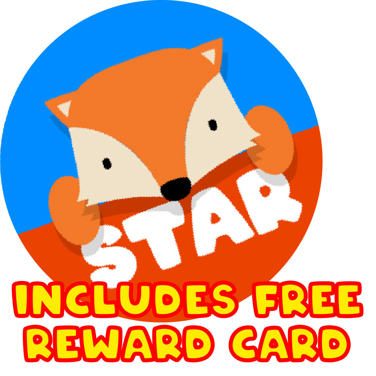 Sticker Stocker - 144 Animal Praise Words Rewards 30mm Glossy Stickers