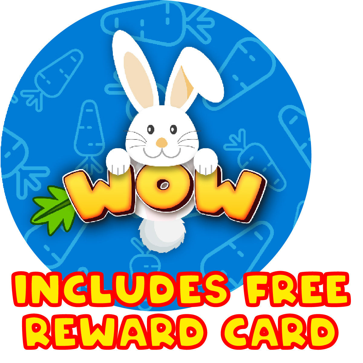 Sticker Stocker - 144 Bunny Rabbit Rewards 30mm Glossy Stickers