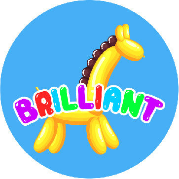 Sticker Stocker - 144 Balloon Animal Praise 30mm Stickers Glossy Reward Stickers