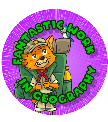 Sticker Stocker - 144 Geography Adventure 30mm Stickers Glossy Reward Stickers for School Teachers, Parents and Nursery