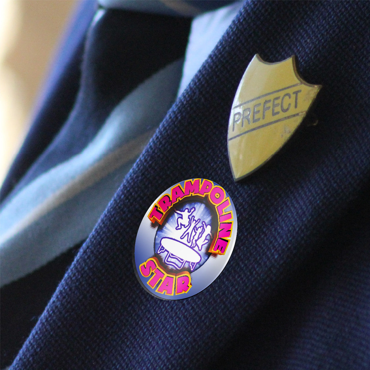 144 Trampoline Star 30 mm Reward Stickers for School Teachers, Parents and Nursery