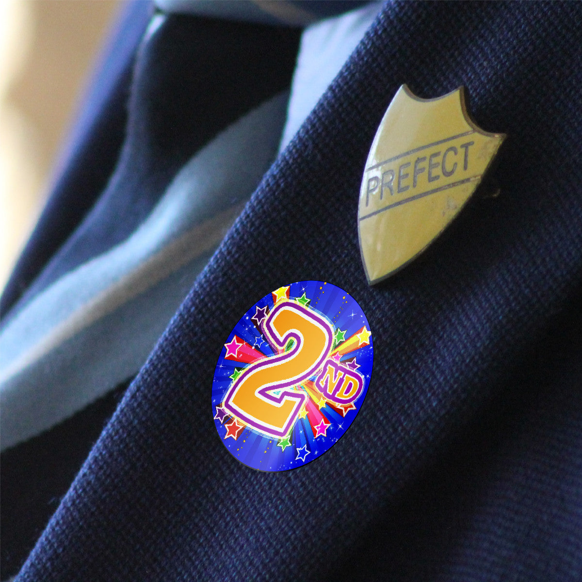 Sticker Stocker 144 2nd place Sports Day Star 30 mm Reward Stickers for Teachers, Parents and Schools