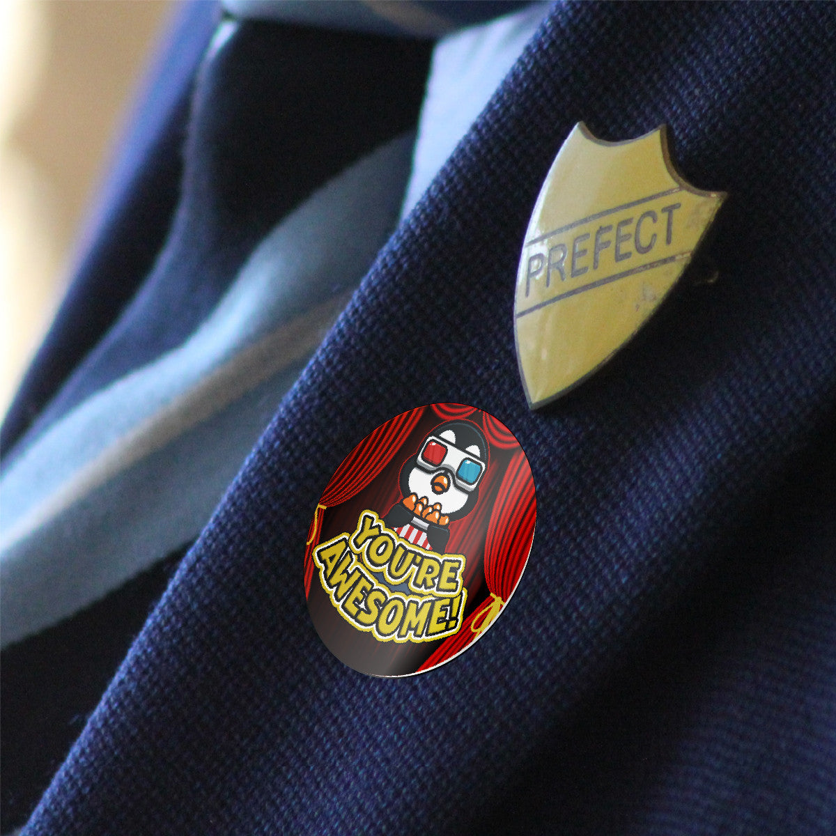 Sticker Stocker 120 Popcorn Cinema Praise 30mm Scented Reward Stickers for Teachers, Parents and Party Bags