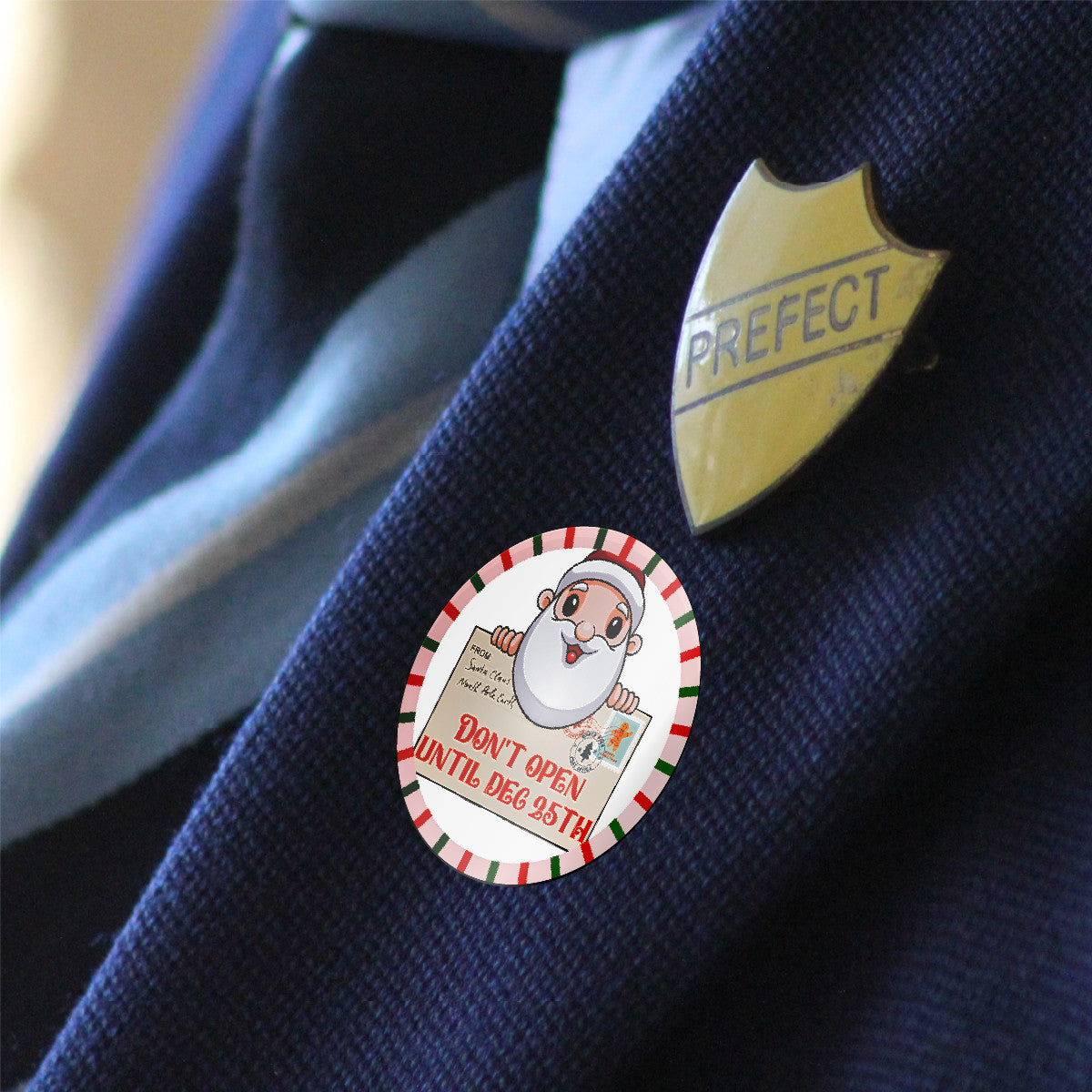 144 Don't Open Until Dec 25th Christmas Santa Stickers for Teachers, Parents 30mm diameter