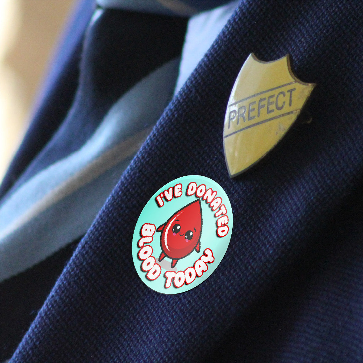 Sticker Stocker - 144 I've Donated Blood Today 30mm NHS Bravery Reward Stickers for Nurses Doctors