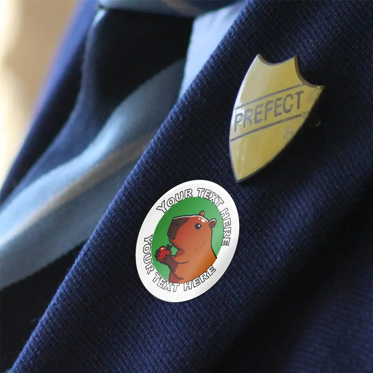 144 Personalised Capybara 30mm Reward Stickers For Children, Parents and Teachers