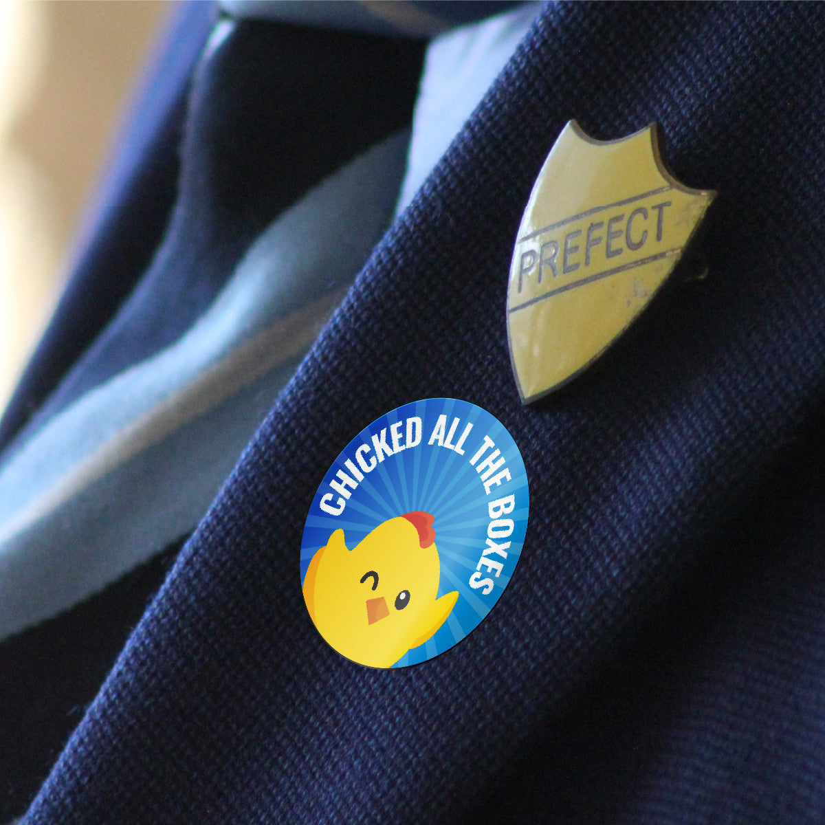 Sticker Stocker -144 Chicked All The Boxes - 30mm - Glossy Reward Stickers for Teachers & Parents