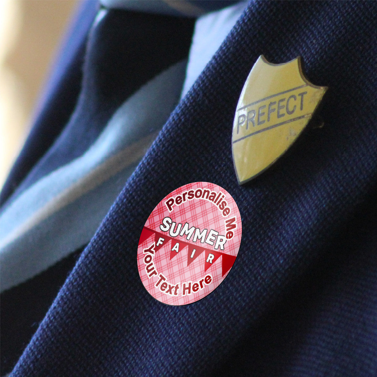 144 Summer Fair Personalised 30mm Reward Stickers for School Teachers