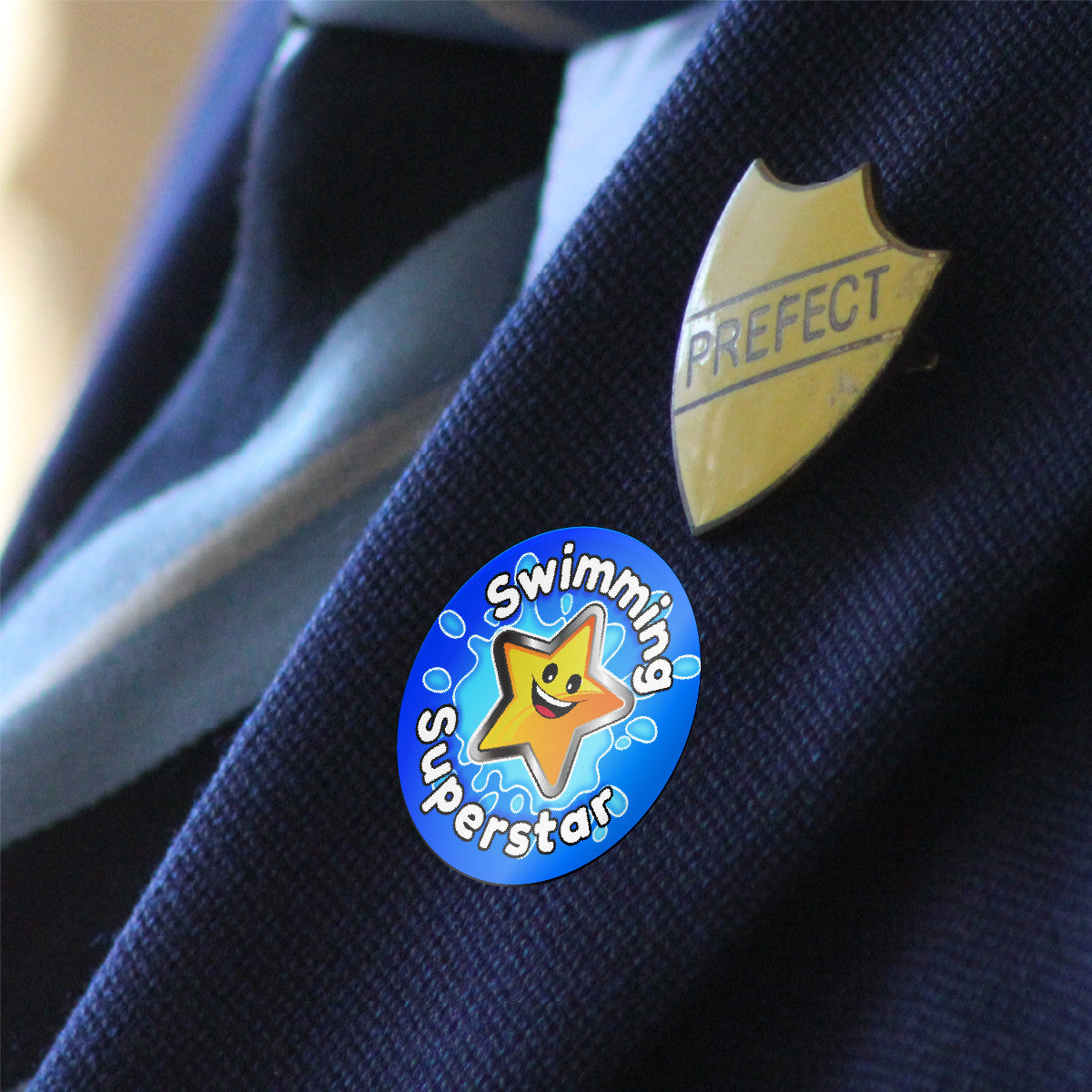 Sticker Stocker 144 Swimming Superstar Rewards 30mm Reward Stickers for Teachers, Parents and Party Bags