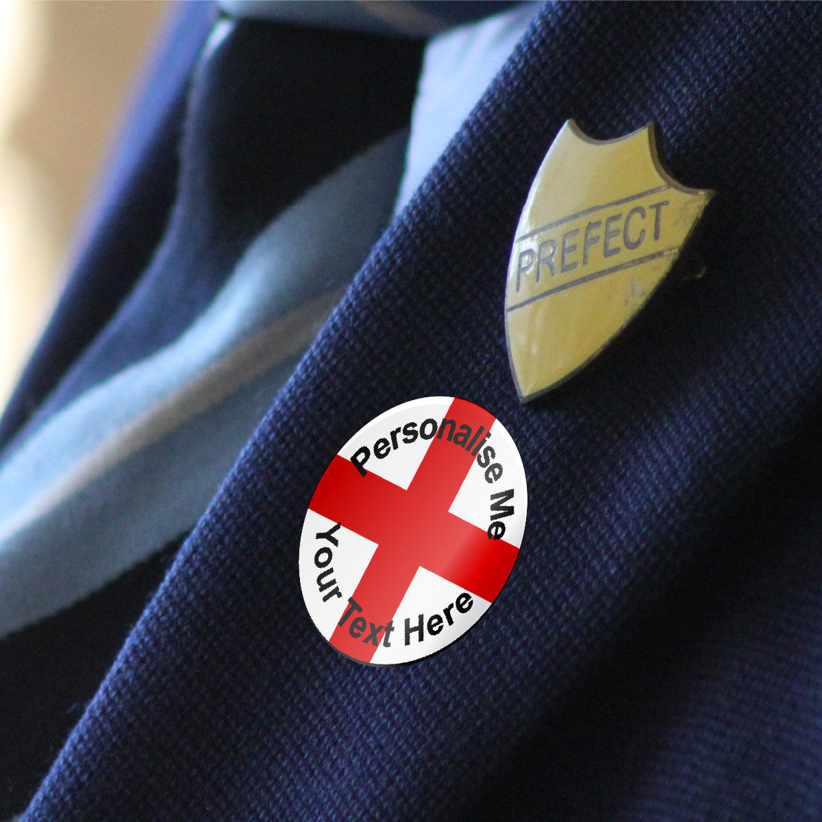 144 Personalised 30mm St George's England Flag Reward Stickers for School Teachers, Parents and Nursery