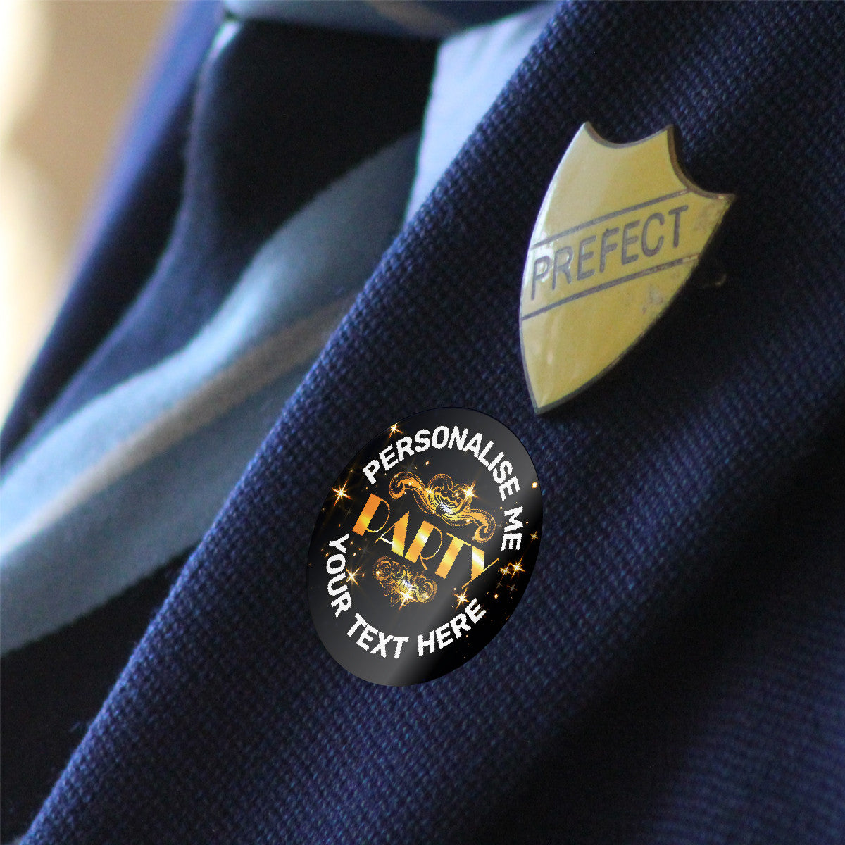 Sticker Stocker - 144 Party Night Vintage Personalised 30mm Reward Stickers for School Teachers