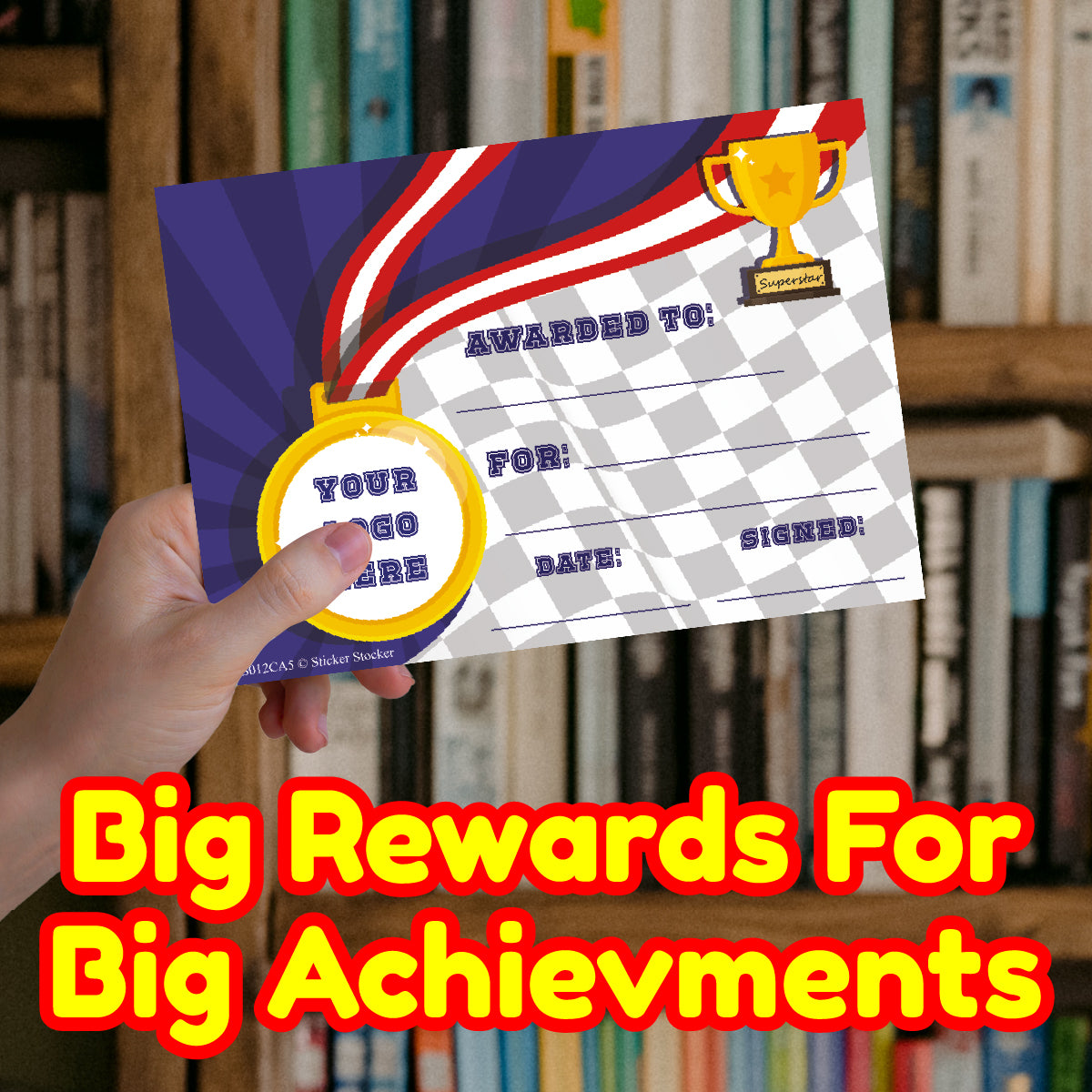 Personalised Sports Day certificates for school teachers, 250gsm A5 silk finish Photo Paper