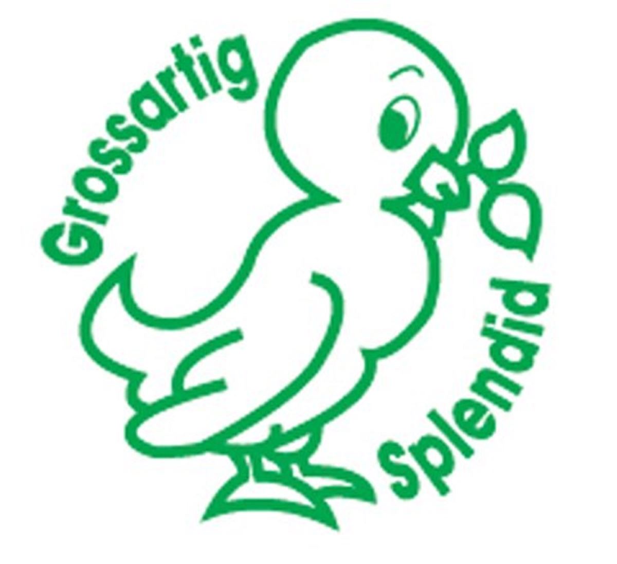 Grossartig GERMAN Splendid - Self inking teacher reward xstamper xclamations stamp