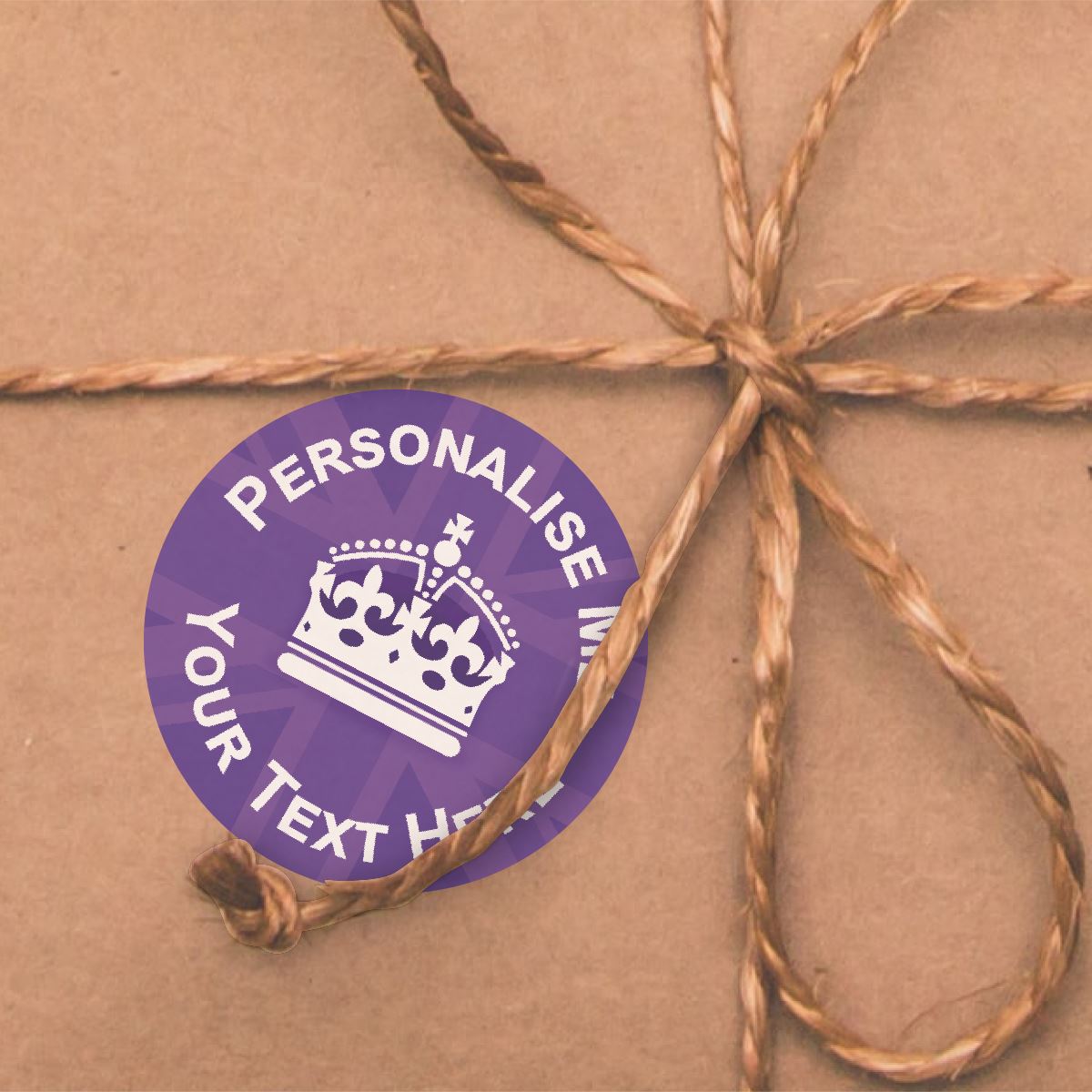 Royal Crown 144 Personalised 30mm Reward Stickers for School Teachers, Parents and Nursery