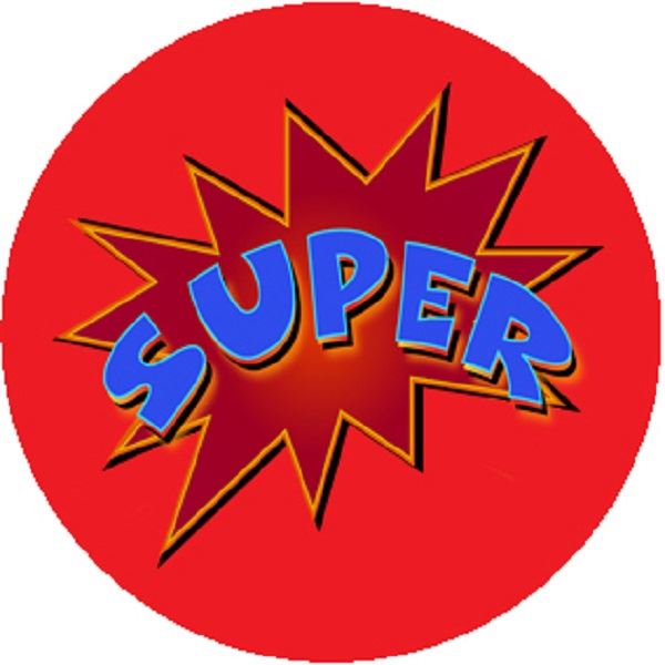 144 Superhero Action Words 30mm Comic Reward Stickers for Teachers, Parents and Party Bags
