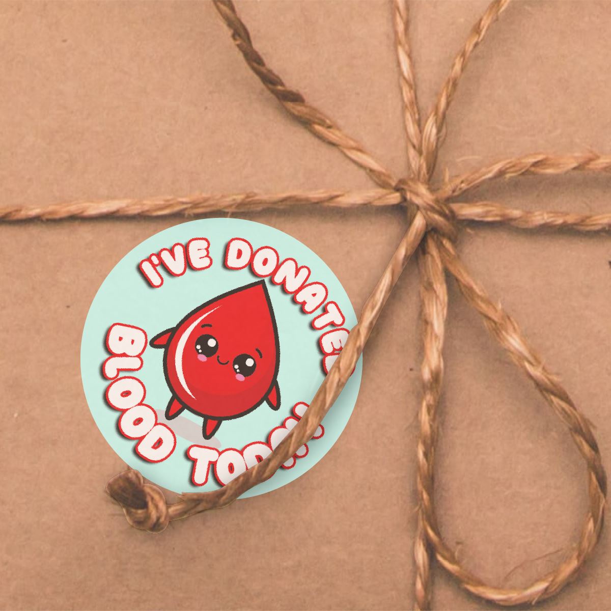 144 I've Donated Blood Today 30mm NHS Bravery Reward Stickers for Nurses Doctors