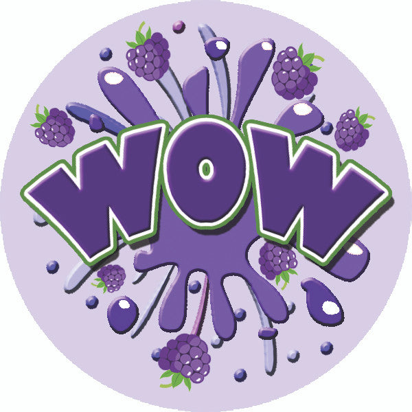 Sticker Stocker - 120 Mixed Berry Burst Praise Words 30mm Scented Reward Stickers for Teachers, Parents and Party Bags