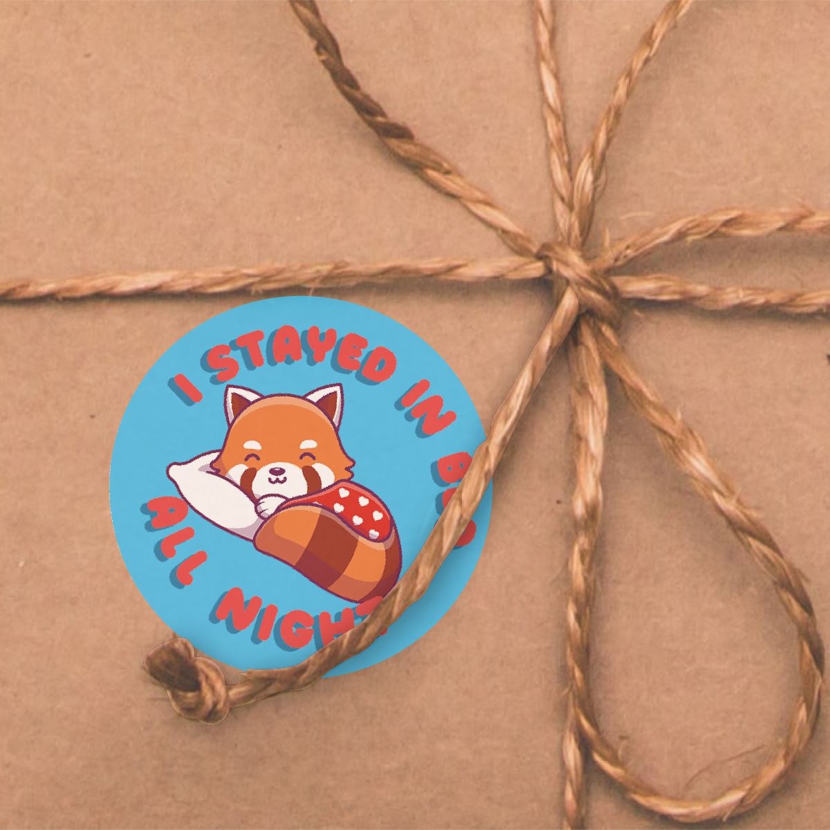 I Stayed In Bed All Night 30mm Sleep Training Reward Stickers for Teachers or Parents