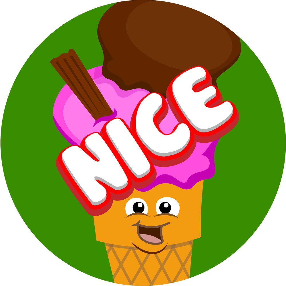 SNS01830 120 Cool Cones 30mm Chocolate Scented Reward Stickers for Teachers, Parents and Party Bags
