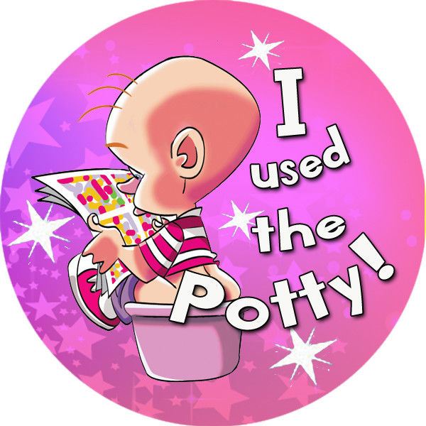 144 I Used The Potty 30mm Toilet Training Reward Stickers for Teachers or Parents