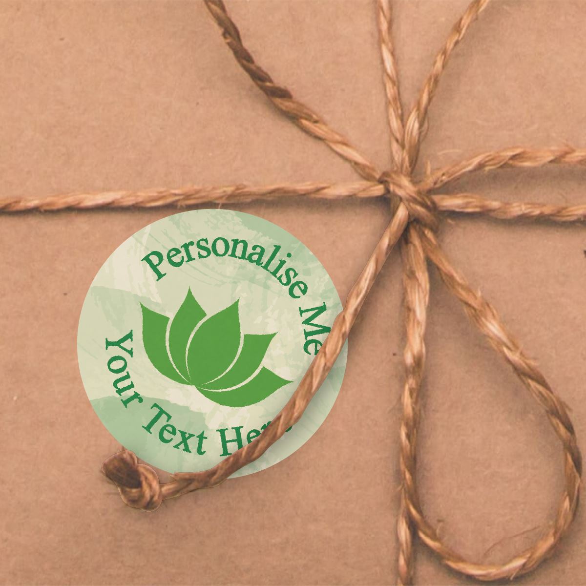 144 Calm Lotus Personalised 30mm Reward Stickers for School Teachers