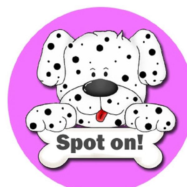 144 Puppy Praisers 30mm Round Children's Reward Stickers for Teachers or Parents
