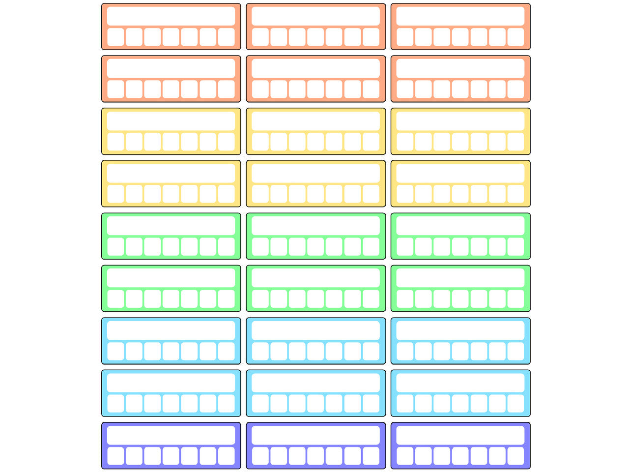 Sticker Stocker - 234 Weekly Habit Tracker Planner Stickers, Daily Routine Journal Stickers