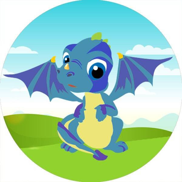 Sticker Stocker 144 Baby Dragons 30 mm Reward Stickers for School Teachers, Parents and Nursery