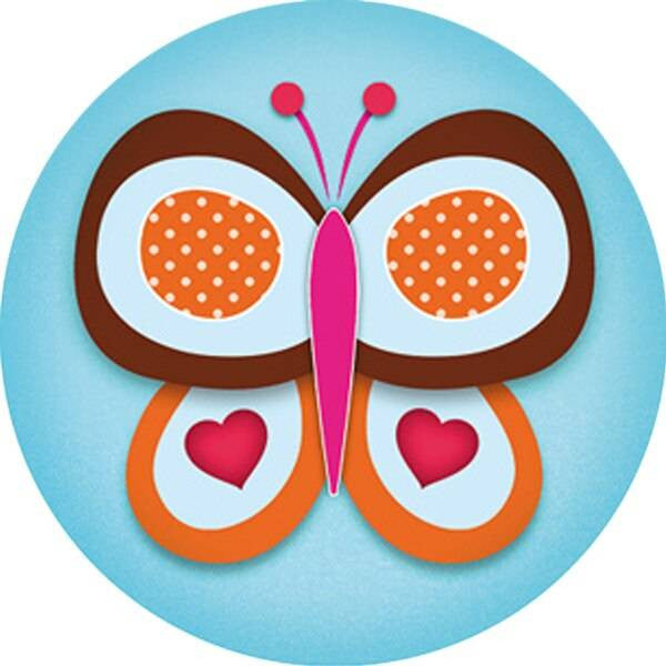 Sticker Stocker 144 Colourful Butterflies 30mm Reward Stickers for Teachers, Parents, Party Bags