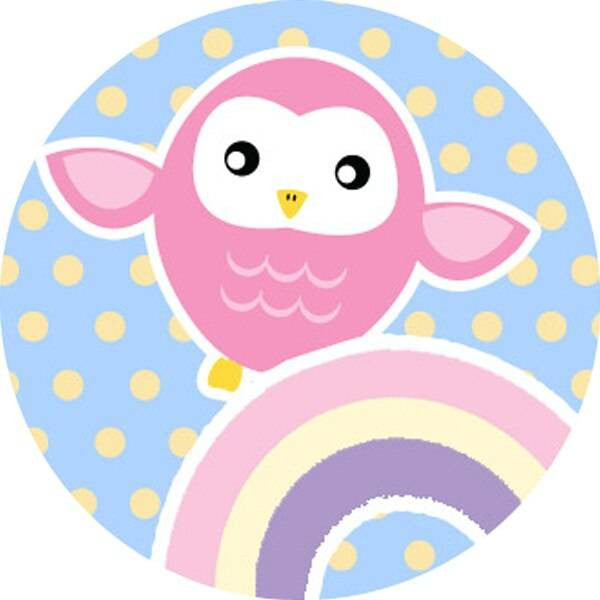 Sticker Stocker 144 Colourful Owls 30mm Reward Stickers for Teachers, Parents and Party Bags