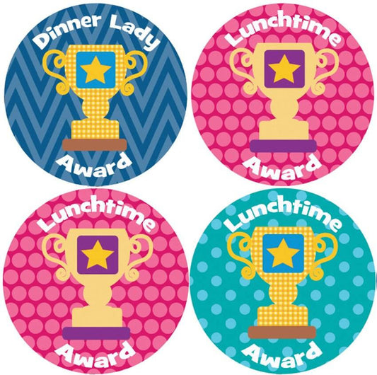 Sticker Stocker 144 Dinner Time Trophies 30mm Childrens Reward Stickers for Teachers or Parents