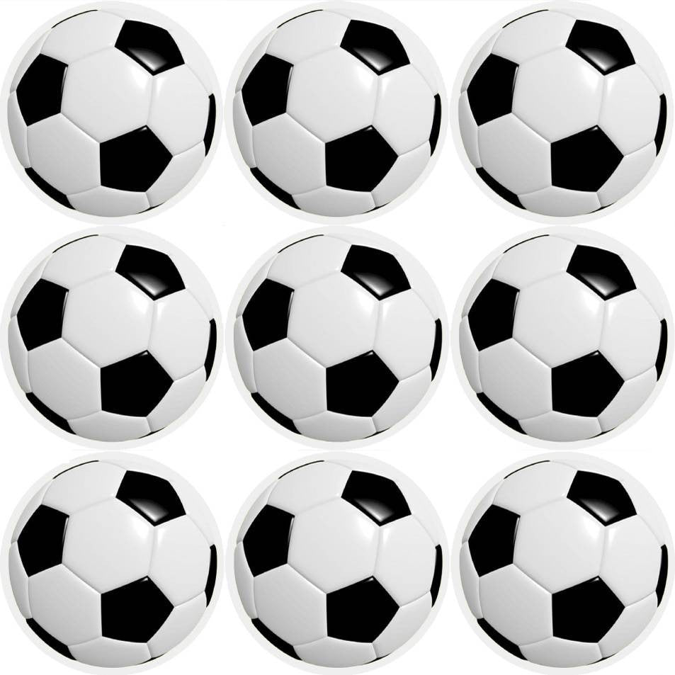 Sticker Stocker 144 Football 30mm Childrens Reward Stickers for Teachers or Parents and Party Bags
