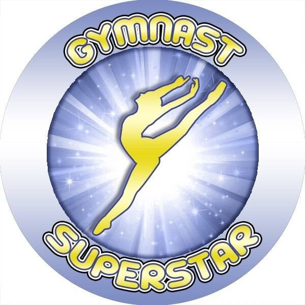 Sticker Stocker 144 Gymnastics Rewards 30mm Stickers for Teachers, Parents and Party Bags