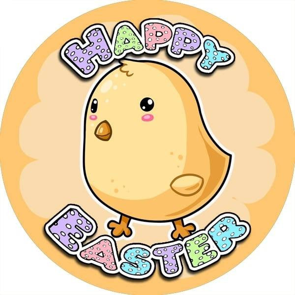 Sticker Stocker 144 Happy Easter Time 30mm Reward Stickers for Teachers, Parents and Spring Party Bags