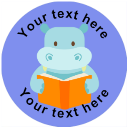 Sticker Stocker 144 Personalised Reading Animals 30mm Reward Stickers for School Teachers, Parents and Nursery