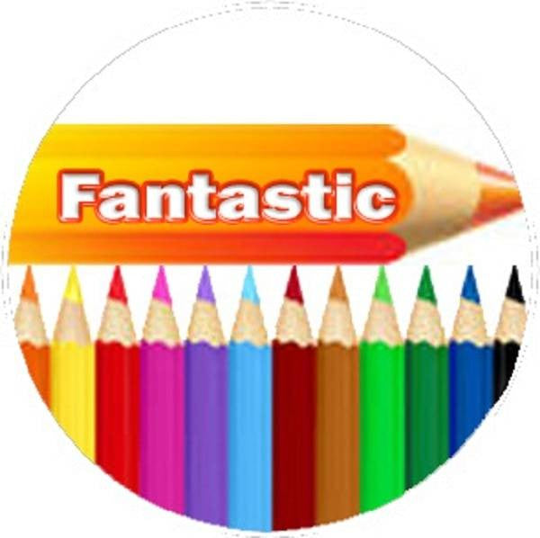 Sticker Stocker 144 Positive Pencils 30mm Childrens Reward Stickers for Teachers or Parents