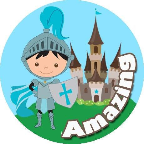 Sticker Stocker 144 Princess and Knights Praise Words 30mm Stickers for Teachers, Parents and Party Bags