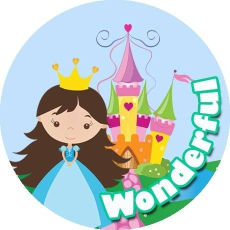 Sticker Stocker 144 Princess Praise Words 30mm Stickers for Teachers, Parents and Party Bags