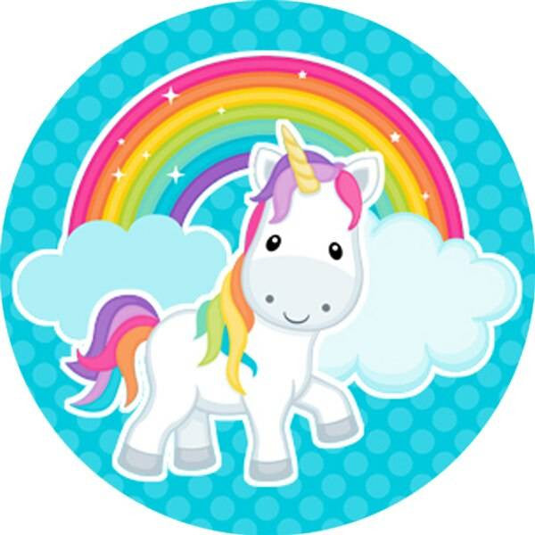 Sticker Stocker 144 Rainbow Unicorns 30 mm Reward Stickers for School Teachers, Parents and Nursery