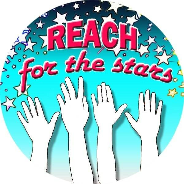 Sticker Stocker 144 Reach for the Stars 30mm Reward Stickers for Teachers or Parents