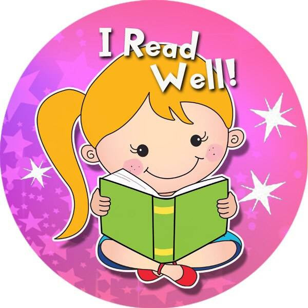 Sticker Stocker 144 Reading Awards 30 mm Reward Stickers for School Teachers, Parents and Nursery