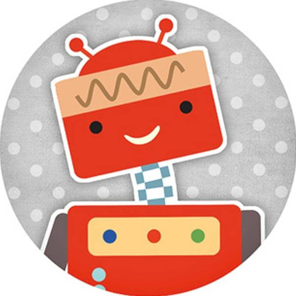 Sticker Stocker 144 Robots 30 mm Reward Stickers for Teachers, Parents and Party Bags